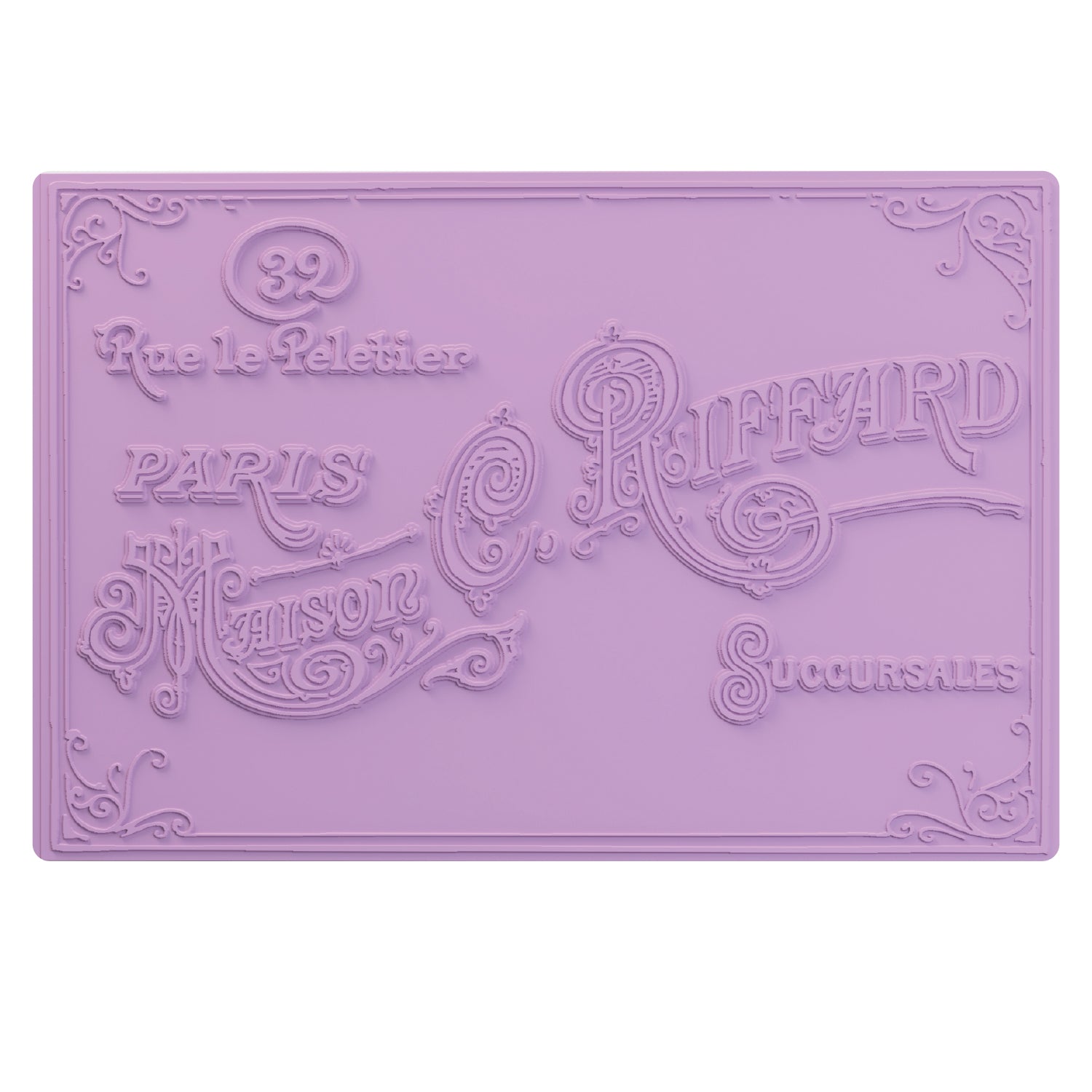 Sizzix Studio A6 Multi-Level Textured Impressions Embossing Folder