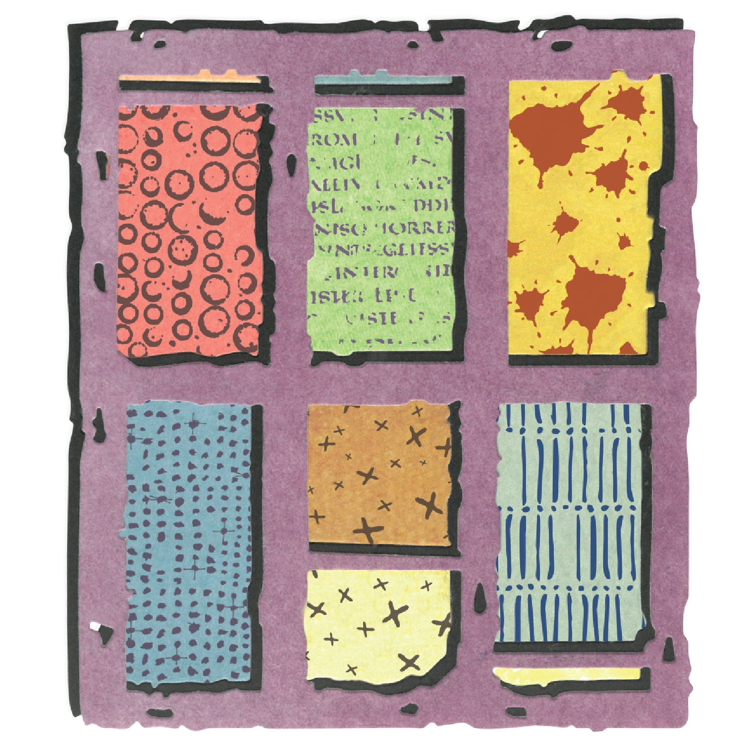 Sizzix Thinlits Die Set 2PK w/6PK Stamps - Viewfinder by Seth