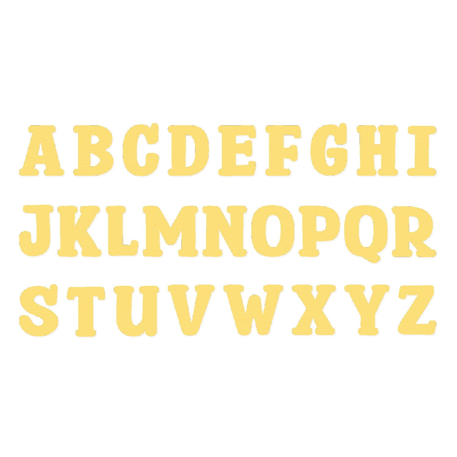 Sizzix Thinlits 26PK Die Set - Nora Alphabet by Eileen Hull