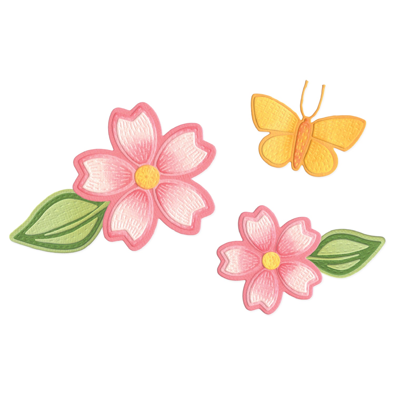 Sizzix Thinlits Die Set 17PK - Stitched Floral by Vicki Boutin