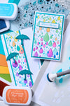 Sizzix A5 Clear Stamp Set w/2PK A6 Stencil - Drip, Drip, Drop by Stacey Park
