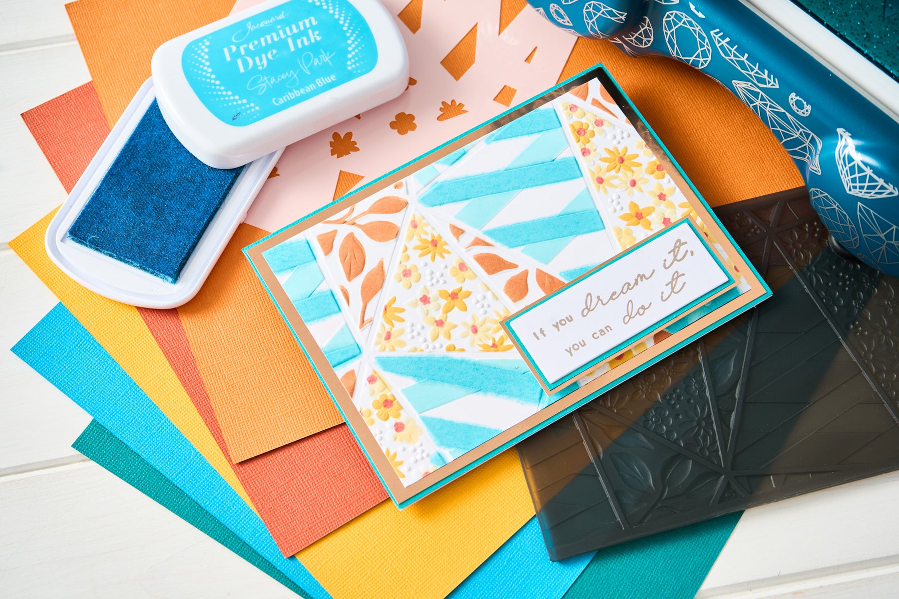 Sizzix 3-D Textured Impressions Embossing Folder Fragmented Floral by ...