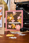 Sizzix 2D Texture Fades Embossing Folder w/11PK Thinlits Set - Vault Side-Order Floristry by Tim Holtz