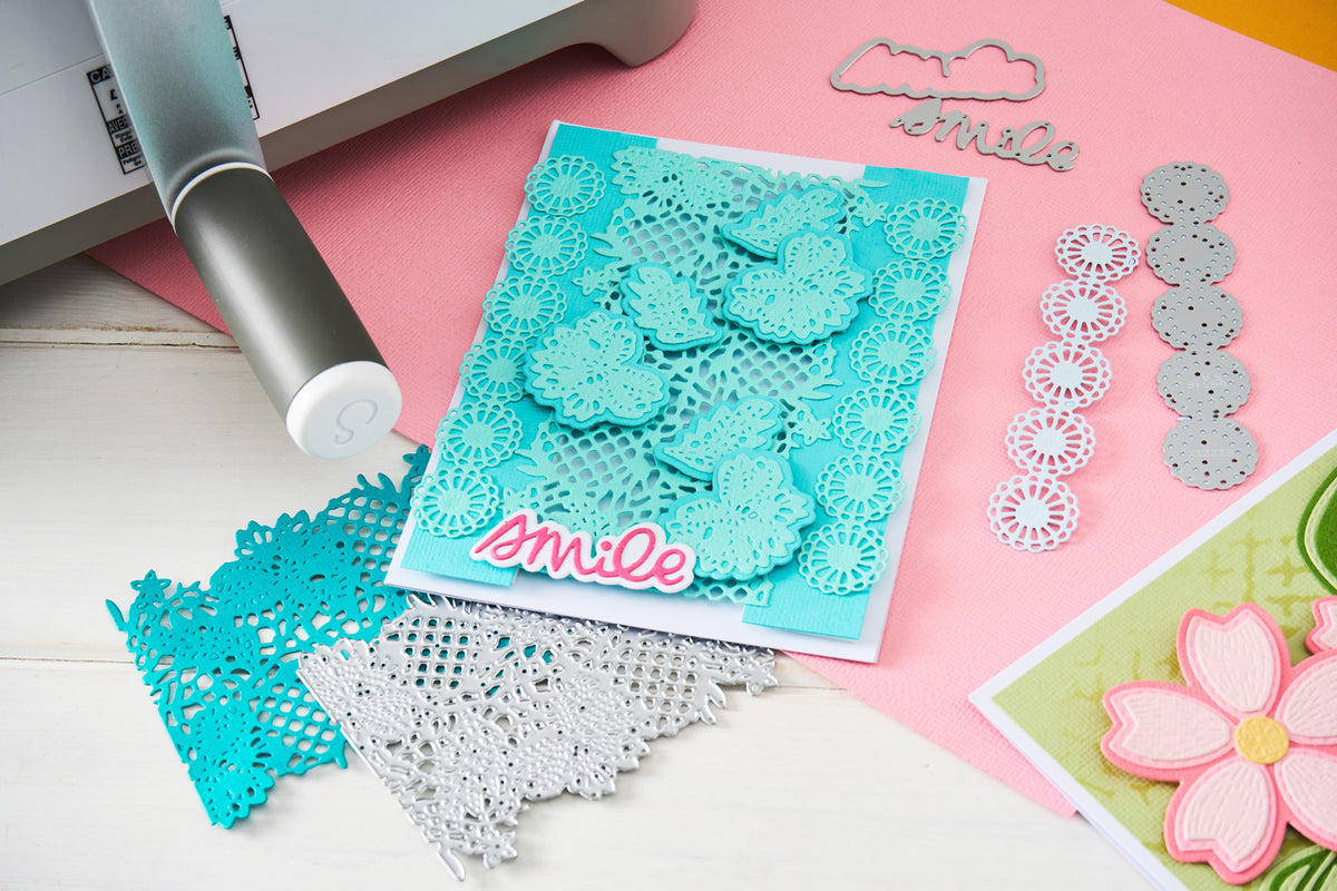 Sizzix Thinlits Die Set 11PK - Lovely Lace by Vicki Boutin