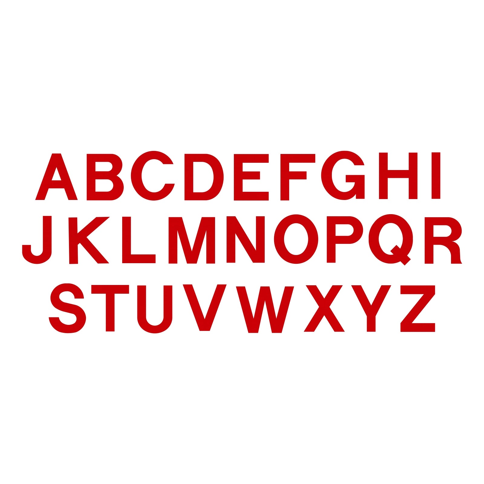 Sizzix Bigz Alphabet Set 26 Dies - Block 3 1/2