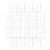 Sizzix Bigz Alphabet Set 23 Dies - Block 3 1/2" Lowercase Letters