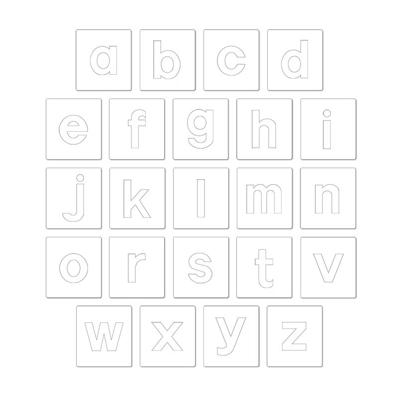 Sizzix Bigz Alphabet Set 23 Dies Block 3 1/2" Lowercase Letters