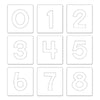 Sizzix Bigz Alphabet Set 9 Dies - Block 3 1/2" Numbers