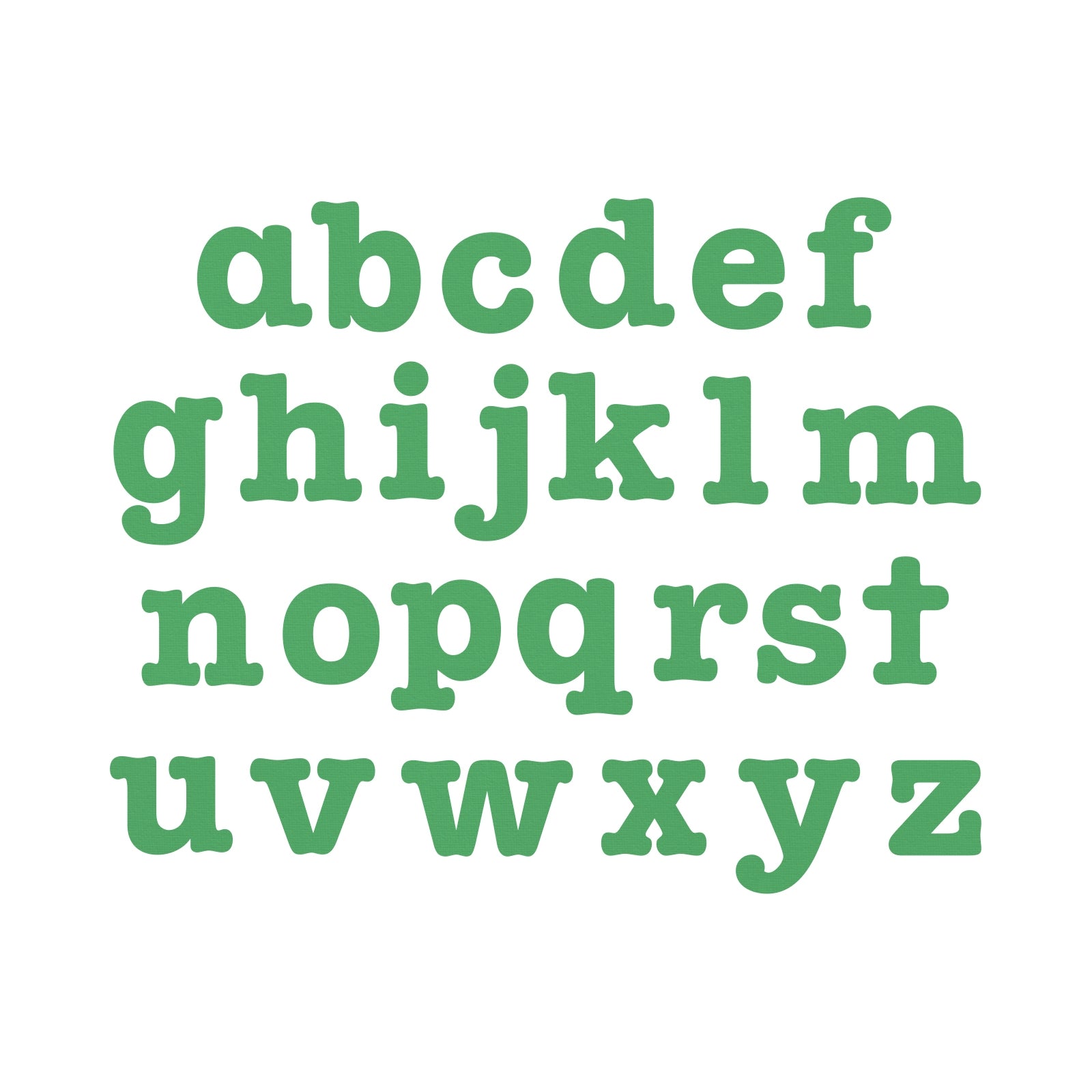 Sizzix Bigz Alphabet Set 26 Dies - AllStar 3 1/2