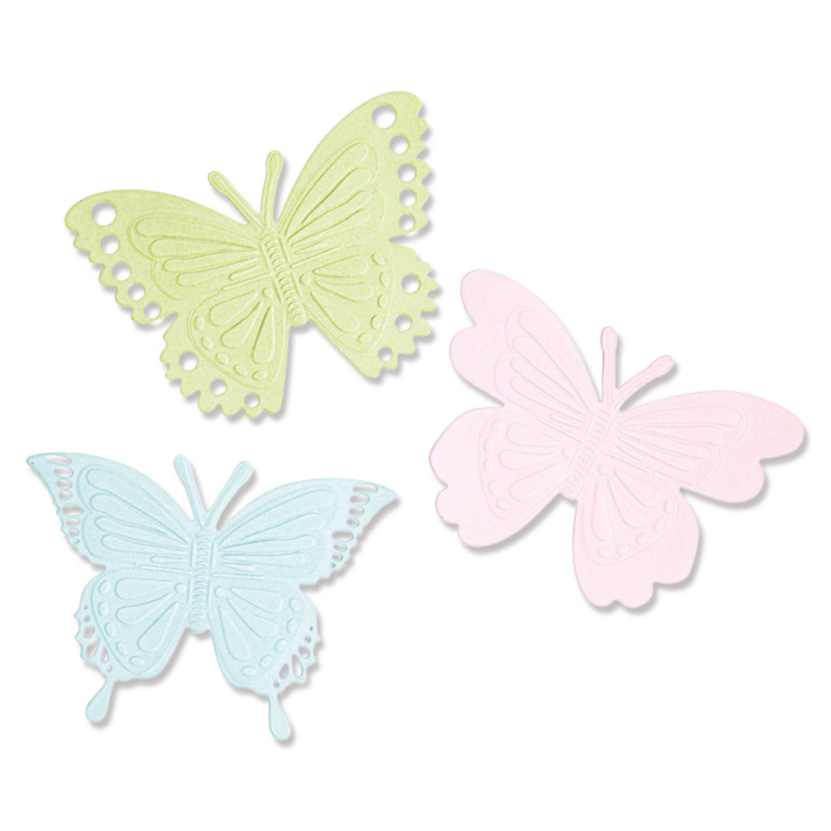 Sizzix Switchlits Embossing Folder - Detailed Butterflies – Sizzix.com