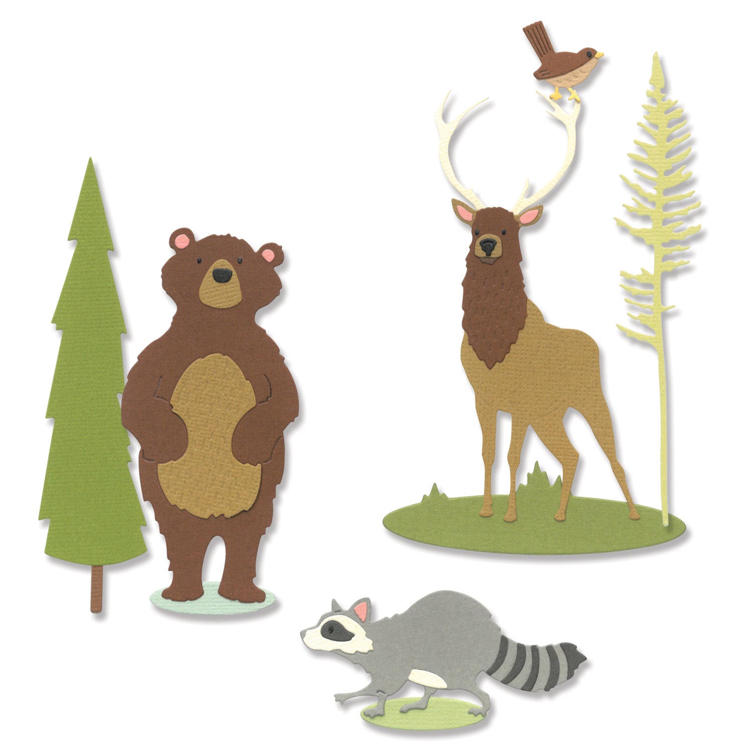 Thinlits Die Set 8PK - Forest Animals #2 – Sizzix.com