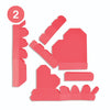 Sizzix Thinlits Die Set 6PK - Geo Heart Box