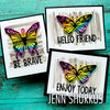 Sizzix Thinlits Die Set 4PKVault Scribbly Butterfly by Tim Holtz