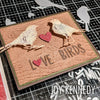 Sizzix Thinlits Die Set 8PK - Vault Lovebirds by Tim Holtz